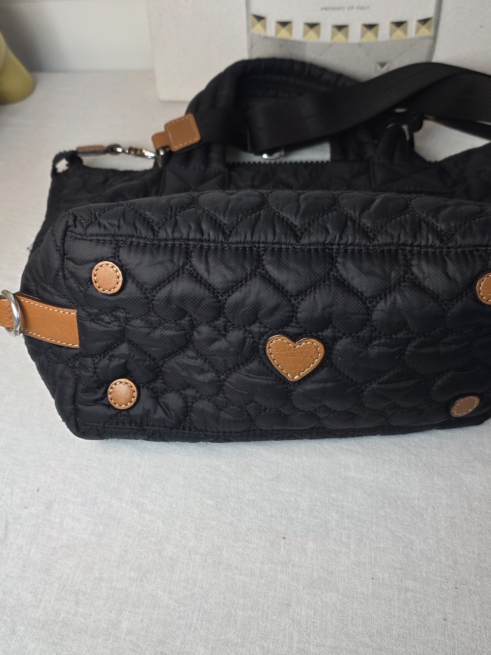 Brighton Kamille quilted crossbody bag in black - Picture 8 of 8